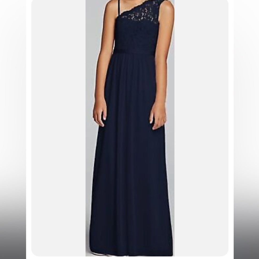 David’s Bridal Dark Blue Dress